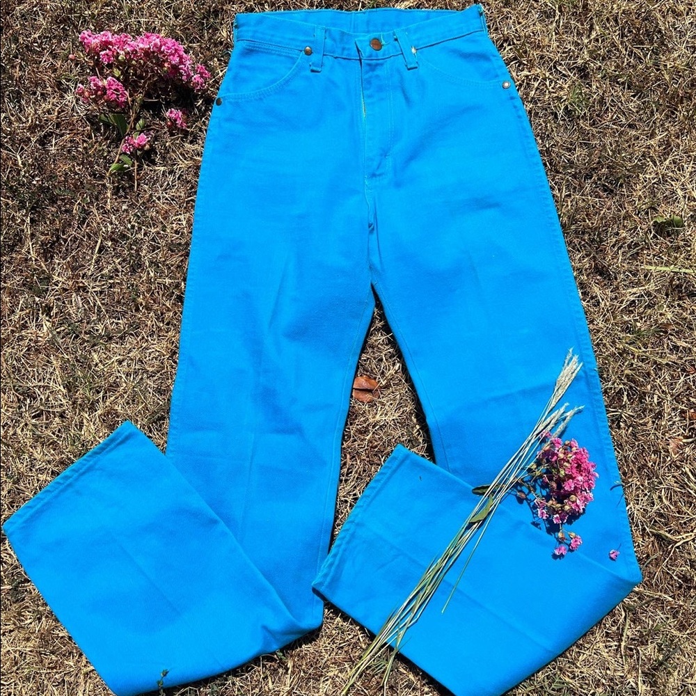 Teal Vintage Wranglers